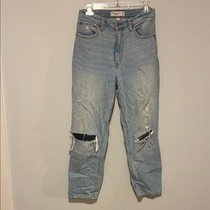 Abercrombie & Fitch “The Ankle Straight - Ultra High Rise - Curve Love”